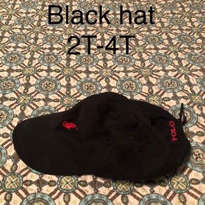 Toddler Ralph Lauren black hat